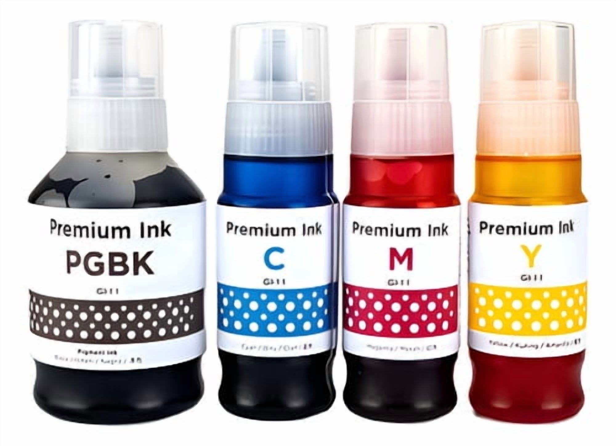 Aps - 4 Tintas Compatibles Con Canon Gi-11 Pixma G2160 / G3160