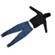 thumbnail image 2 of 1/6 Escala Hombres Sudadera Con Capucha Larga Pantalones Vaqueros Para Figuras De Acción De 12 Pulgadas, 2 of 5