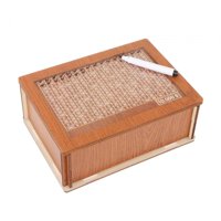 Magideal - Hucha Con Contador, Alcancía De Madera, Artesanías Para Ahorro, Objetivo De Ahorro De Dinero Con Objetivo De Dinero Y Números Para Amigos Y Adultos