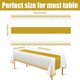 thumbnail image 2 of Mantel OHOME 4 Unidades Blanco Dorado 137 x 274 cm PEVA, 2 of 3