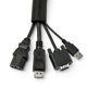 thumbnail image 2 of Funda para gestión de cables StarTech.com, flexible, 4,6 m, negra, 2 of 5