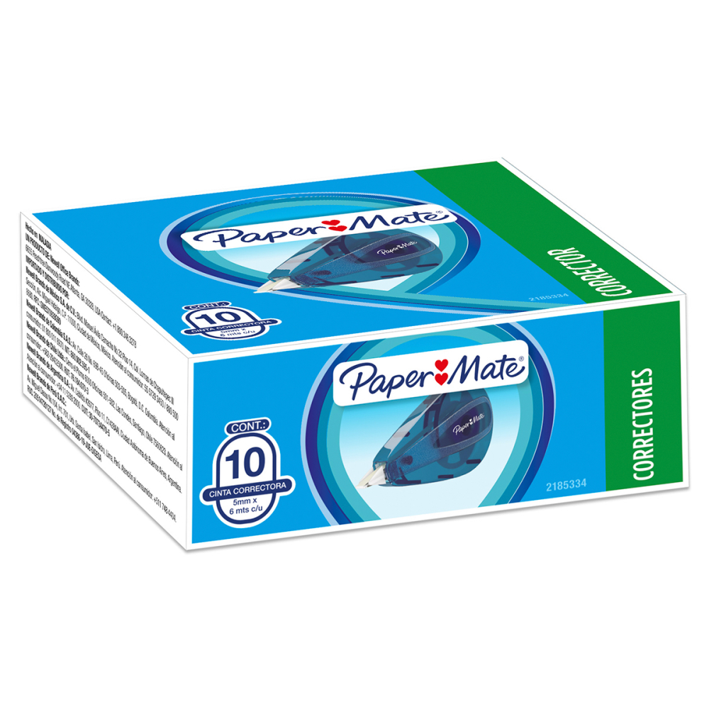 Paper Mate - Caja De 10 Cintas Correctoras Liquid