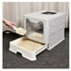 thumbnail image 1 of Arenero Cerrado Gatos Cupula Baño Sanitario Xl Base Movil, 1 of 5