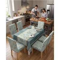 Myl Todo Hogar - Set Comedor 6 Personas Mantel Antimanchas Y Fundas De Silla