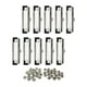 thumbnail image 1 of 10 Piezas Abrazaderas para Portapapeles Clips para Portapapeles de Oficina de Perfil Bajo Suministros de Oficina con Pies de Goma Hardware Clips para, 1 of 5