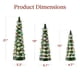thumbnail image 2 of Árbol de Navidad de cerámica Best Choice Products XL, juego de 3, 2 of 7