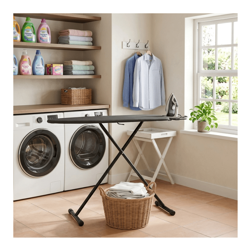 Genérico - Tabla De Planchar Reforzada Plegable Premium Diseño Moderno 135x90 Cm