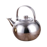 Magideal - Tetera De Acero Inoxidable, Tetera Con Filtro Con Asa, Utensilios De Cocina, Hervidor De Agua, Caldera De Agua Para Estufas, Olla, Inauguración De La