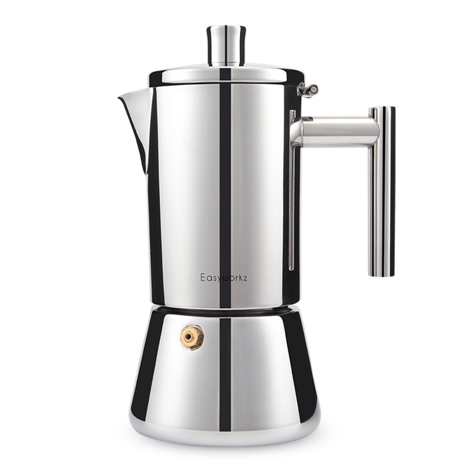 Cafetera Para Café Espresso Easyworkz Diego De Acero Inoxidable, 300 Ml
