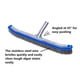 thumbnail image 4 of Cepillo para alberca Lalapool de aluminio resistente de 18 pulgadas, 4 of 7