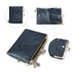 thumbnail image 4 of Monedero pequeño RFID para mujer, compacto, plegable, de piel, estilo vintage, con cremallera y cierre de boquilla., 4 of 6