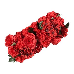 Bothyi - Faux Roses Flor Artificial Telón De Fondo Decoración De Ramo De Oficina En Casa