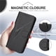 thumbnail image 5 of Funda Cartera Fibra de Carbono para Motorola MOTO G05 con Soporte y Cierre Magnético Negro, 5 of 6