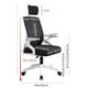 thumbnail image 4 of Silla Oficina Con Cabecero Ergonómico Malla Mesh Home Office, 4 of 5