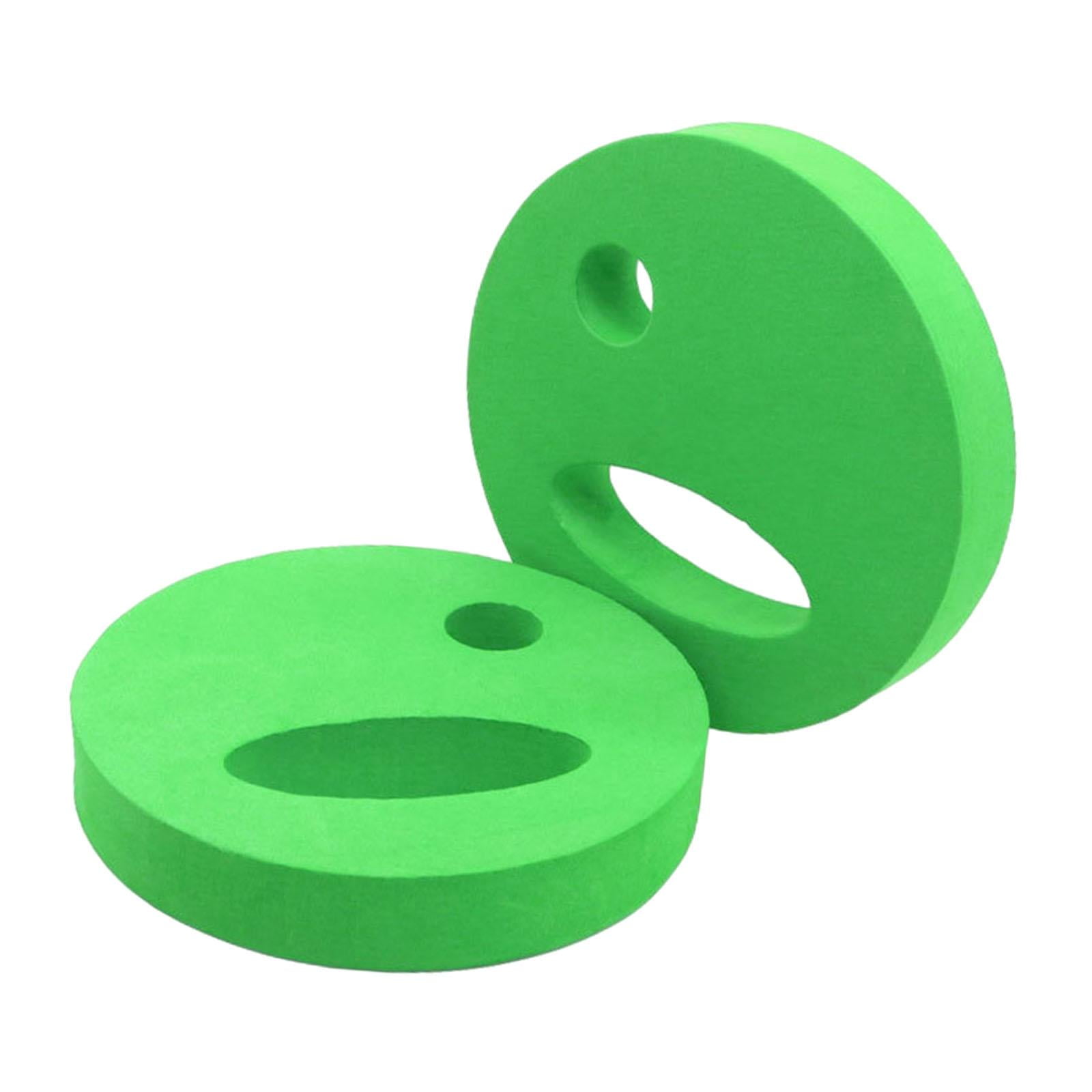 Ioensy - 2 Discos De Ejercicio Acuático Con Agarre Ergonómico Para Piscina, Resistencia Para Adultos, Niños Y Principiantes, Color Verde