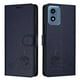 thumbnail image 5 of Funda tipo cartera FOXDOCK para Motorola MOTO G 5G 2024 con soporte, ranuras, RFID, diseño de gato, 5 of 5