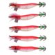 thumbnail image 1 of 5pcs Luminous Squid Jigs Se?uelos De Pesca De Agua Salada Pulpo Squid Hooks Red, 1 of 5
