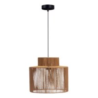 Genérico - Lámpara Colgante Moderna Nórdica Cuerda Tejido Retro Jhn