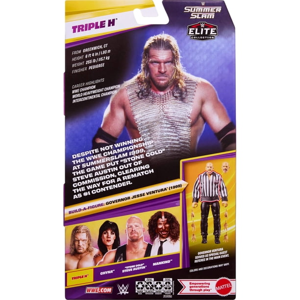 Figura de acción Mattel WWE Elite Collection Triple H SummerSlam
