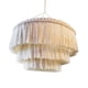 thumbnail image 3 of Pantalla de lámpara colgante de macramé, pantalla de lámpara con adornos bohemios tejidos a mano, funda de lámpara colgante para dormitorio, habitació 30cmx40cm, 3 of 5