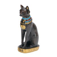 Bothyi - Estatua De La Diosa Gata Egipcia Bastet, Adorno Decorativo Para El Hogar, Estantería U Oficina.