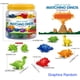 thumbnail image 1 of Matching Letters Fine Motor Toy, Double-Sided ABC Dinosaur Alphabet Match Game With Uppercase Lowercase, Preschool Educational Montessori Learning Basket Toys For Toddlers Boys Girls, 1 of 3