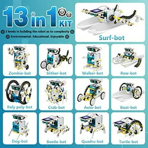 Dioju 13-En-1 Robot Solar Juguetes Para Niños 8 9 10 11 12 Años De Edad, Diy Stem Educatio