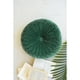 thumbnail image 3 of Cojin Redondo Terciopelo Verde Pino 40 cm, 3 of 3