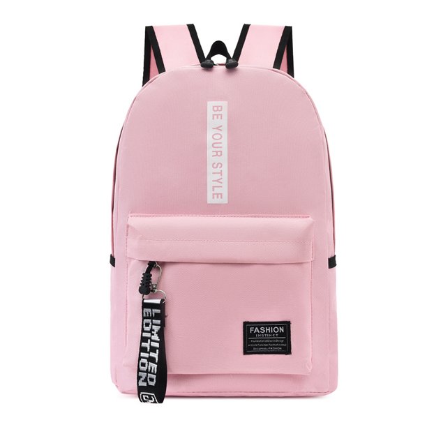 2024 Large-capacity Student School Bag Casual Solid Color Backpack Material Oxford Men New Backpack Multi-functional Simple Bag