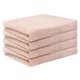 thumbnail image 1 of REGALWOVEN Paños Faciales de Algodón a Rayas, Toallas Absorbentes y Ligeras para Baño, Hotel, Spa 13' x 13' Rosa Paquete de 4, 1 of 7
