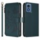 thumbnail image 2 of Funda Cartera Mariposa para [Motorola Moto G Play 2024 4G] con Soporte y Cremallera Verde oscuro, 2 of 6
