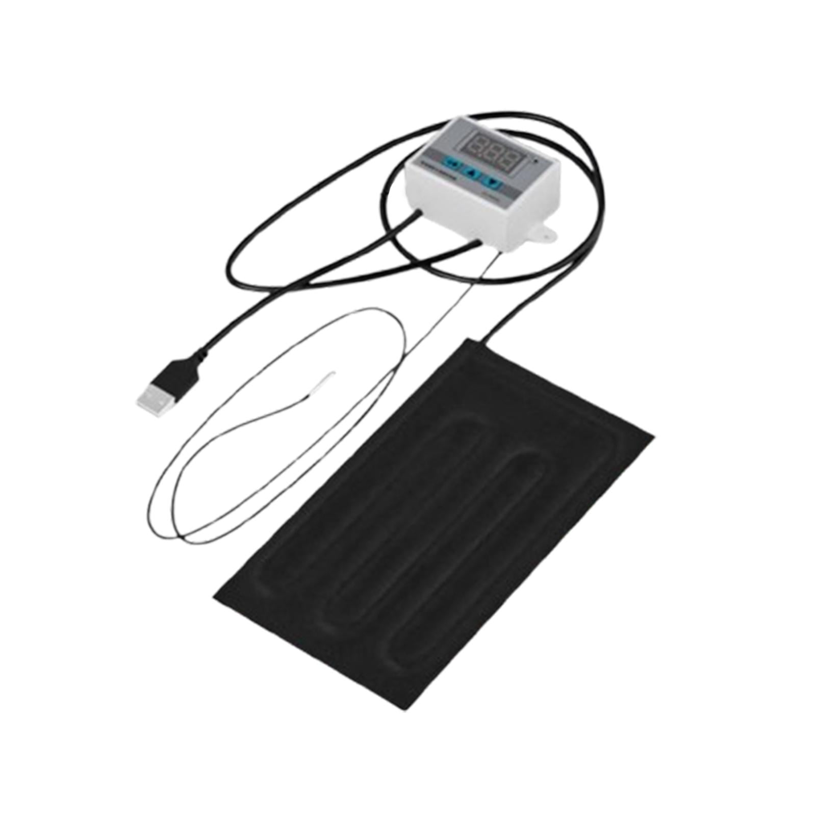 Magideal - Almohadilla Térmica Para Reptiles, Esterilla Térmica Para Reptiles, Almohadilla Térmica Eléctrica, Esterilla Térmica Para Terrarios, Almohadilla Térmi 10cm X 20cm