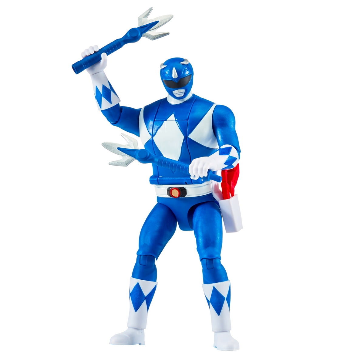 Power Rangers Figura Gira Cabeza - Blue Ranger