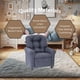 thumbnail image 3 of Sillón reclinable para niños The Crew Furniture Traditional Grey, 3 of 7