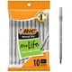 thumbnail image 1 of Bolígrafos Round Stic Xtra Life Negros Tamaño Mediano Paquete De 10, 1 of 6