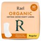thumbnail image 1 of Panty Liners Rael de algodón orgánico, regulares, 60 unidades, para mujer, 1 of 7