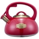thumbnail image 1 of Tetera LUXGRACE 2,2 L con silbato, para cocina, rojo, 1 of 6