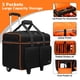 thumbnail image 3 of Bolsa enrollable para DJ SNIGJAT con separadores desmontables y carrito, 3 of 7