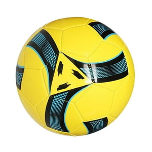 Genérico - Balón De Fútbol Tamaño 5 Resistente Al Desgaste Para Adultos, Adolescentes, Niños, Competición, Color Amarillo Intenso Y Negro