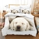 thumbnail image 2 of 2014 Cute dog Bedding Set Single Twin Full Queen King Size Pet dog Bed Set Teenager Bedroom Duvetcover Sets 3D Print 036, 2 of 5