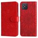 thumbnail image 1 of Funda tipo cartera FOXDOCK para OPPO A53 5G , diseño girasol en relieve, cuero PU, cierre magnético, soporte y tarjetero, 1 of 5