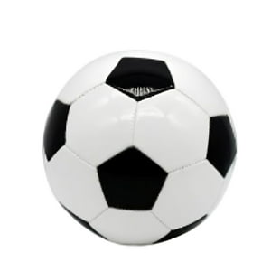 Genérico - Balon De Fútbol Blanco Y Negro