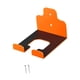 thumbnail image 5 of Organizador de Garaje con Soporte para Desbrozadoras, Fácil Instalación, Estable, para Herramientas de Jardín, Soporte para Desbrozadora, Montaje en P Naranja, 5 of 5
