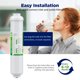 thumbnail image 5 of Filtro de agua Membrane Solutions T33 Inline, paquete de 2 unidades, 1/4, 5 of 7