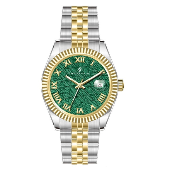 Reloj Christian Van Sant Stellar con Esfera Verde Automático