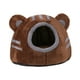 thumbnail image 1 of Interior Encantador Nido De Gato Suave Cómodo Transpirable Casa Para Mascotas Para Gatos De Interior Marrón Pequeño, 1 of 5