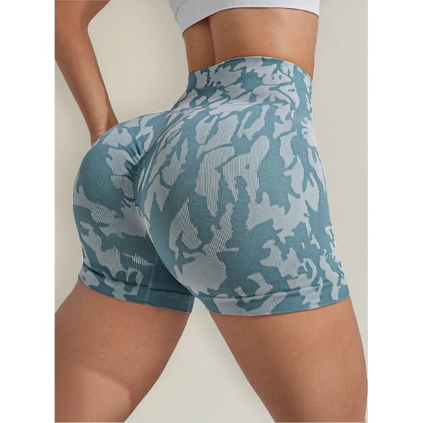 Short Deportivo Mujer Animal Print Push Up Levanta Cola