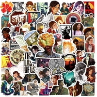 Xinqihang - 100 Pegatinas De The Last Of Us, Pegatinas De Vinilo De The Last Of Us, Pegatinas Impermeables Para Botellas De Agua, Equipaje, Monopatín, Portátiles, Guitarras Y Cuadernos.