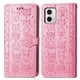 thumbnail image 1 of Funda Cartera FOXDOCK para MOTO G73 , Flip PU con Relieve de Gatos y Perros, Tarjetero y Soporte, 1 of 6