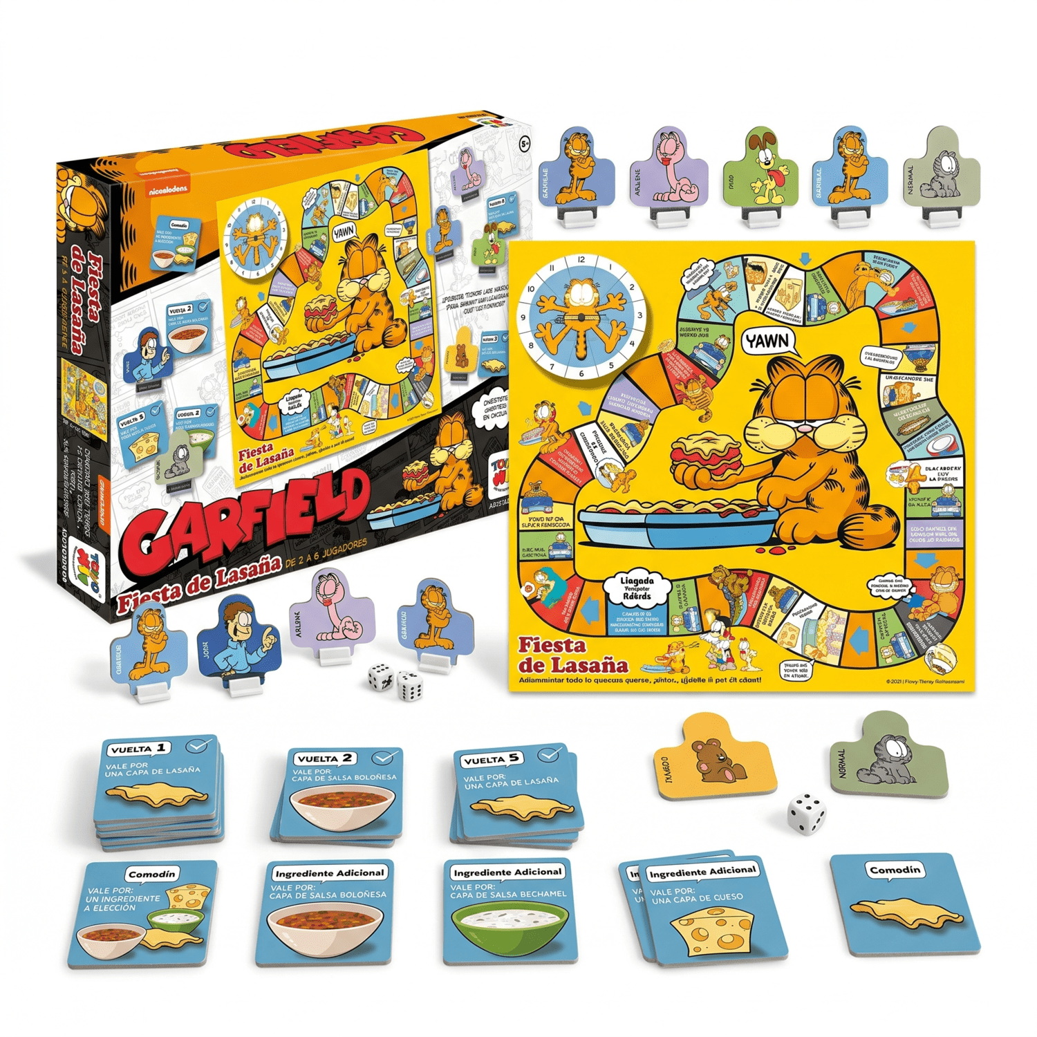Toyng - Juego De Mesa Fiesta Lasaña Garfield - Garfield